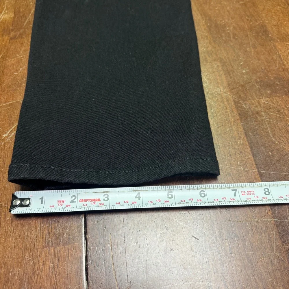 NWT True Religion Rocco Relaxed Skinny Jeans Mens 32 Black Flap Pocket 105707
